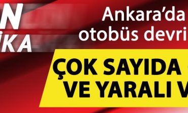 Son dakika... Yolcu otobüsü devrildi: Ölü ve yaralılar var