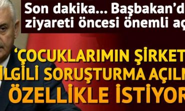 Son dakika!.. Başbakan oğullarının şirketleri ile ilgili iddialara yanıt verdi