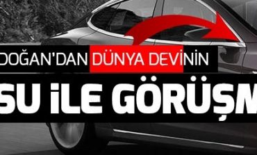 Tesla'nın kurucu Elon Musk, Cumhurbaşkanı Erdoğan ile görüşecek.