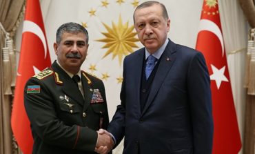 Cumhurbaşkanı Erdoğan Azerbaycan Savunma Bakanı'nı kabul etti